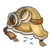 Casque cassé