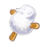 Bonhomme de Neige en Sucre Glace