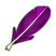 Plume de Piou Violet